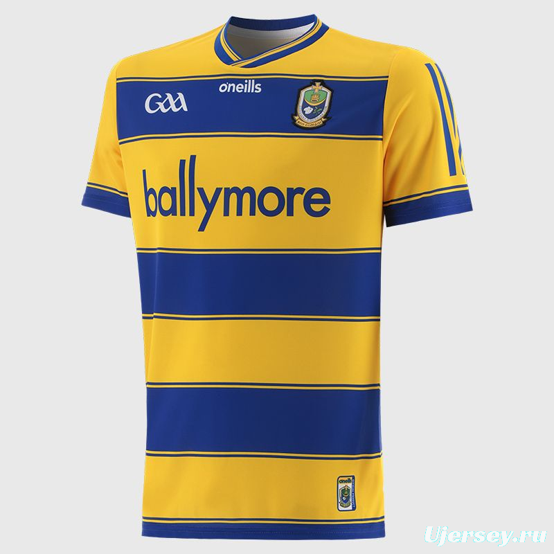 25/26 Roscommon GAA Yellow with Blue Hoops Home Jersey