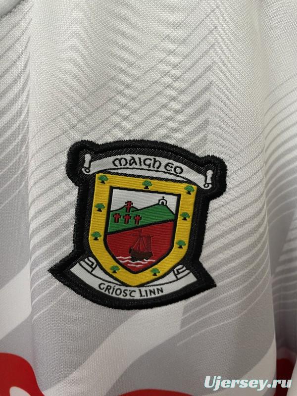 25/26 Mayo GAA White with Red Trim Jersey