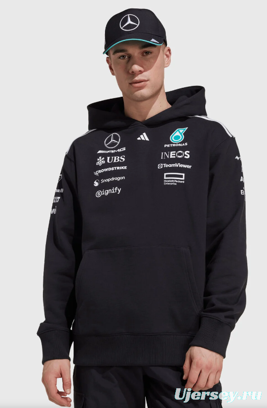 2026 F1 Mercedes-AMG Petronas F1 Team Black Hoodie