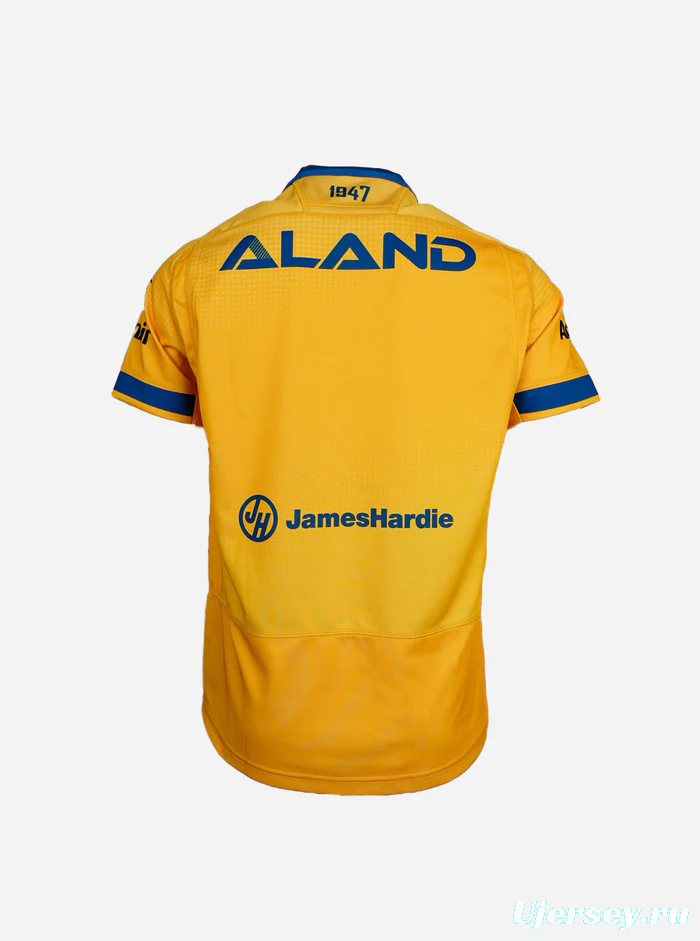 25/26 Parramatta Eels Gold with Navy Stripes Jersey