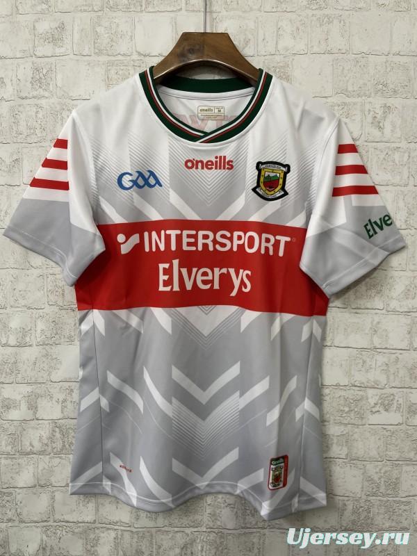 25/26 Mayo GAA White with Red Trim Jersey