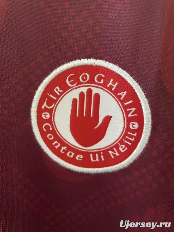 25/26 Tyrone GAA Maroon with Gold Accents Jersey