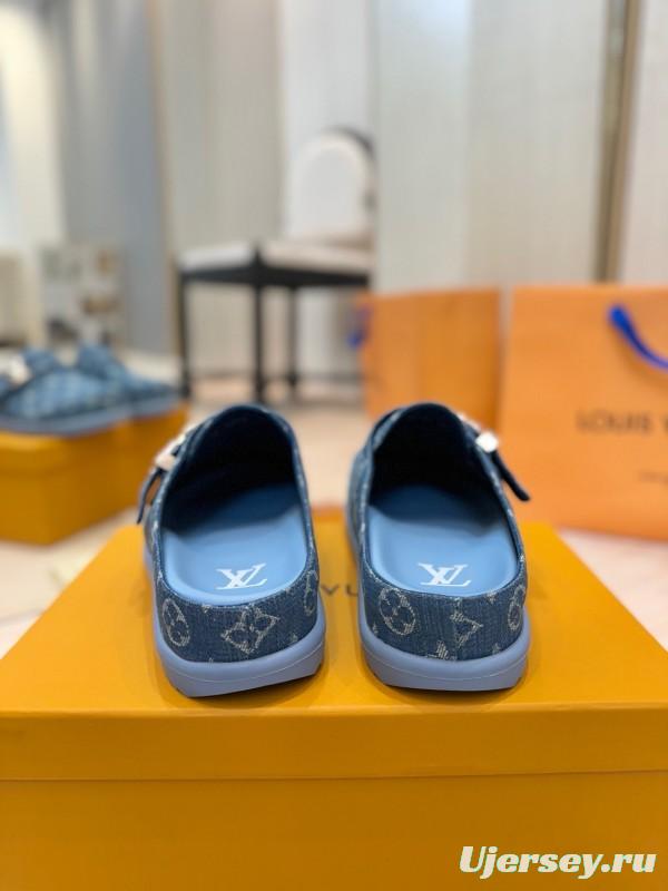 Louis Vuitton 2025 SS Monogram Sandals Couple Edition Lazy Style - KFY00291