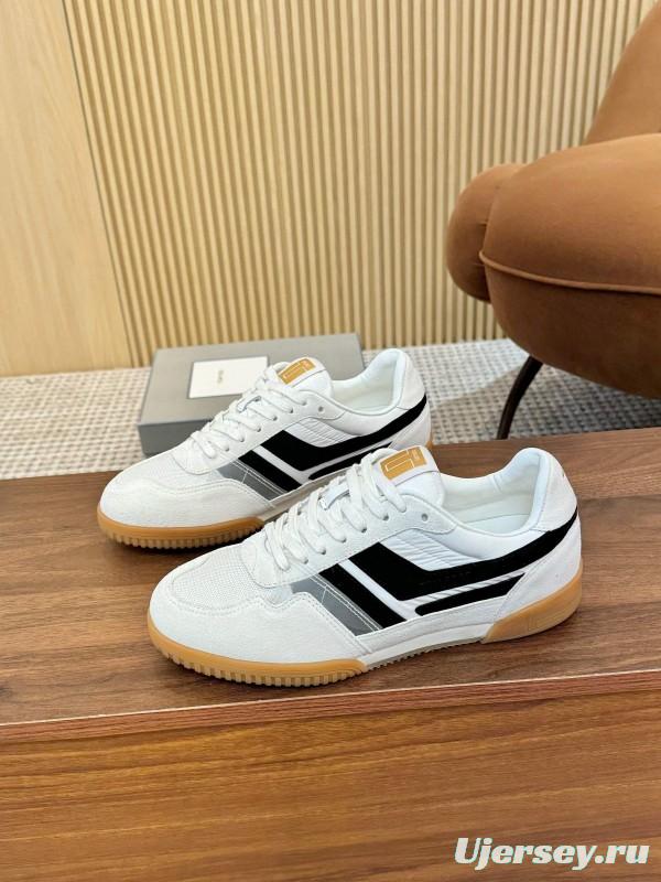 Tom Ford 2025 SS Casual Shoes with Classic Color Blocking and Imported Leather Insole - AS00350