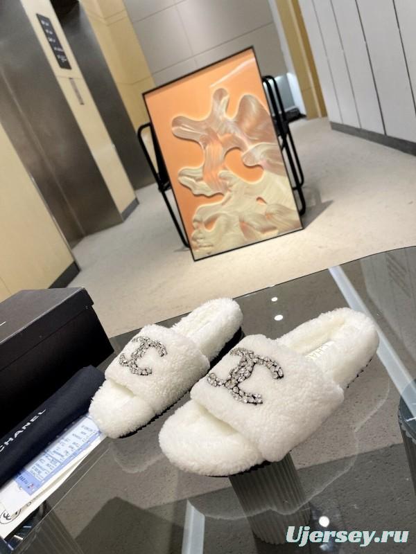 Chanel 2025 SS New Wool Slippers Soft Fine Wool - LY00280