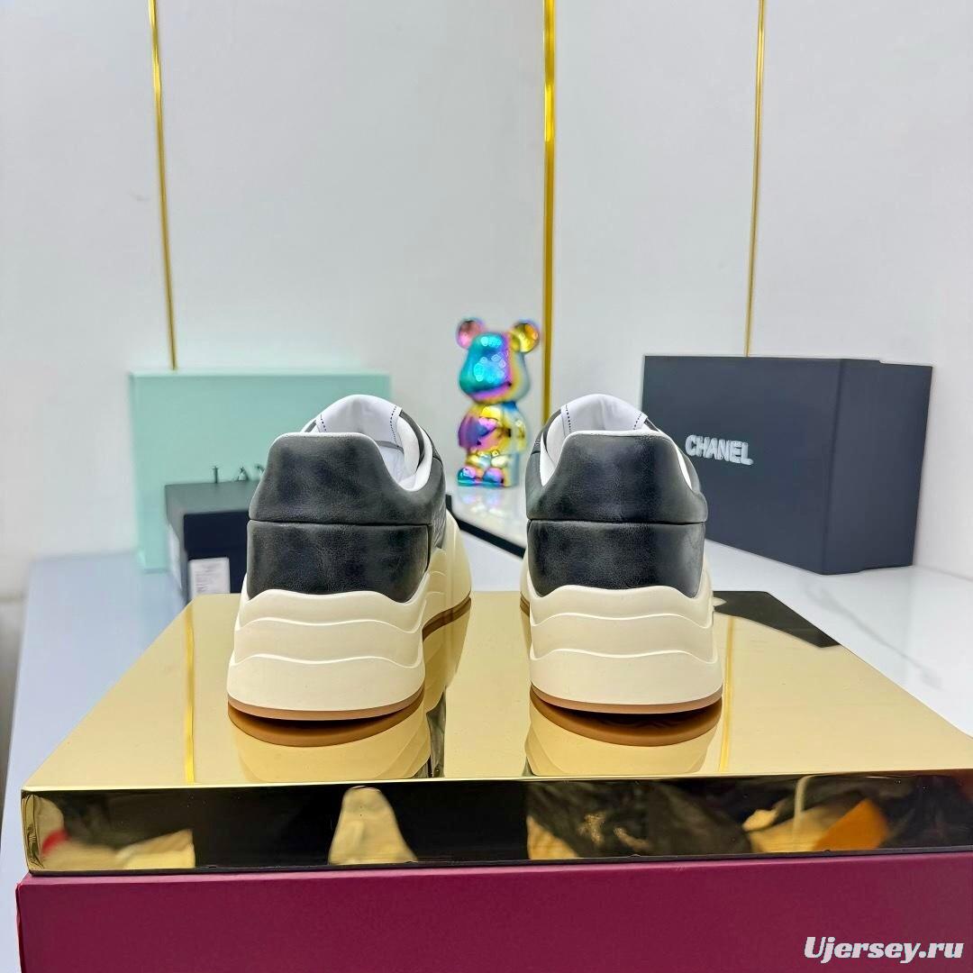 Chanel 2025/SS Small Fragrance Loafers Panda Shoes Original Calfskin - LY00310