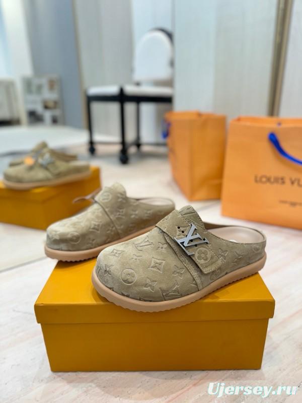 Louis Vuitton LV Monogram Sandals Spring Summer 2025 Collection Couple Sliders - KFY00291