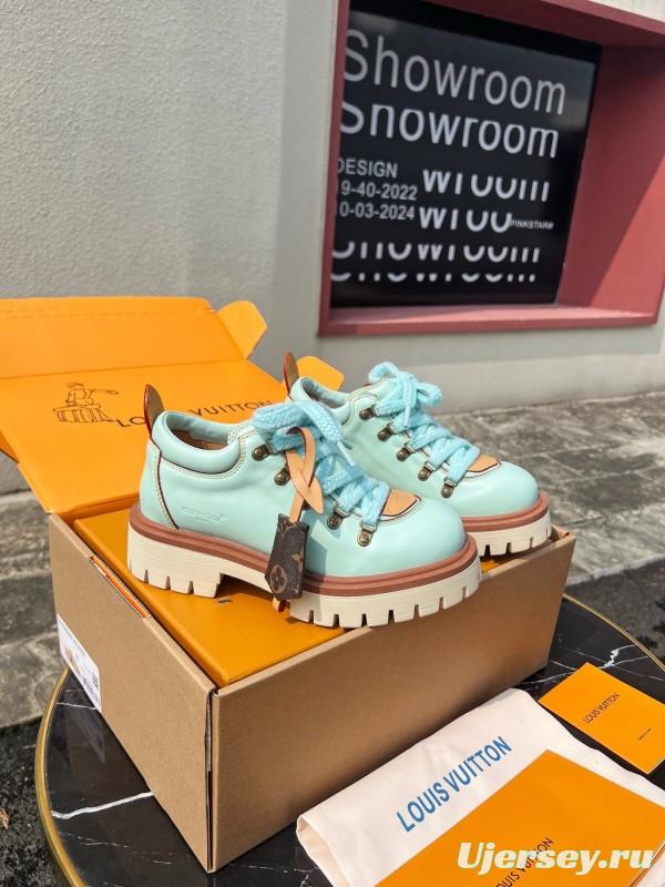 Louis Vuitton REMIX Lace-Up Derby Hiking Shoes - LY00340