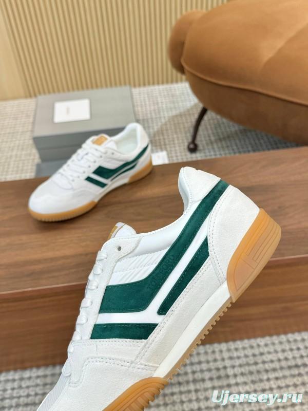 TOM FORD 2025 SS Casual Shoes with Classic Color Blocking and Imported Leather Insole - AS00350