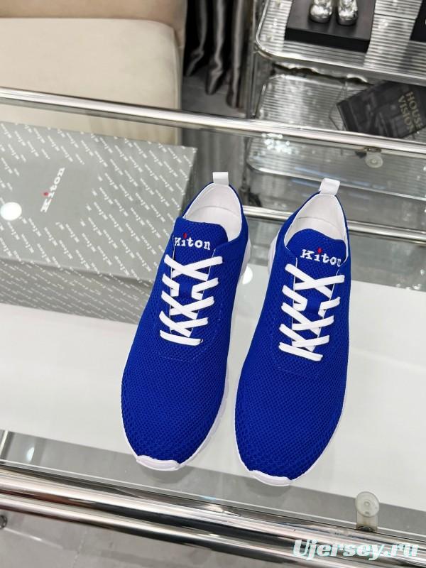 Kiton Four Seasons Classic Casual Knit Shoes - KFY00300