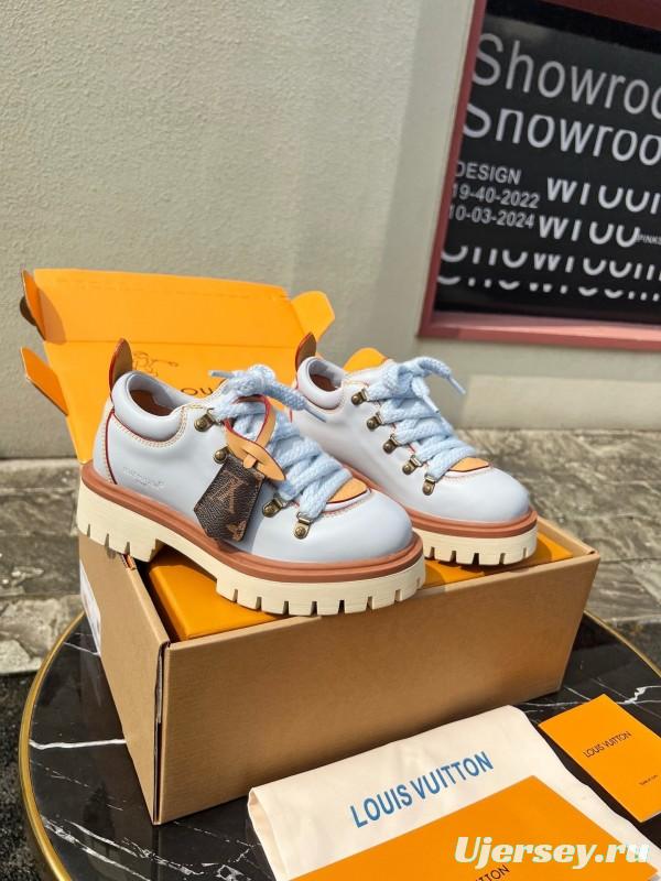 Louis Vuitton REMIX Lace-Up Derby Hiking Shoes - LY00340