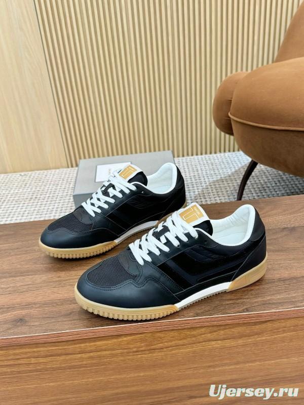 TOM FORD 2025 SS Casual Shoes with Classic Color Blocking and Imported Leather Insole - AS00350