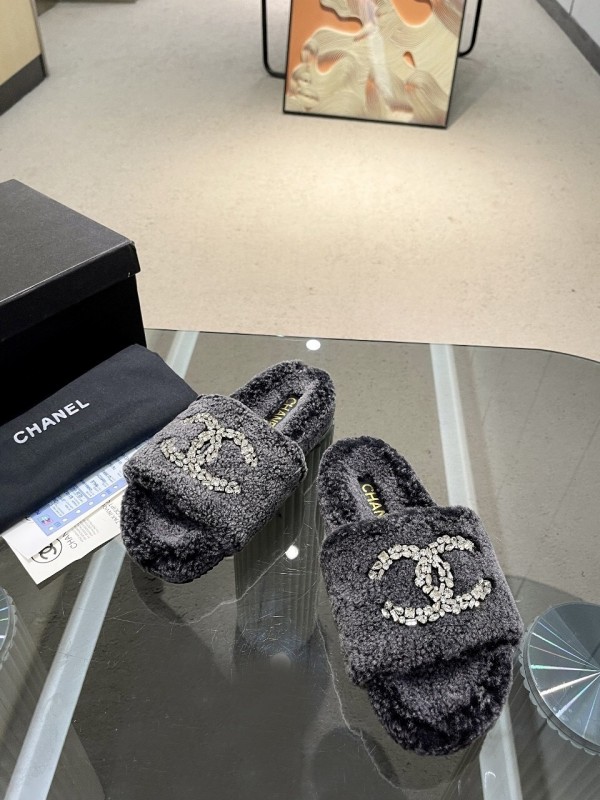Chanel 2025 SS New Wool Slippers Soft Wool - LY00280