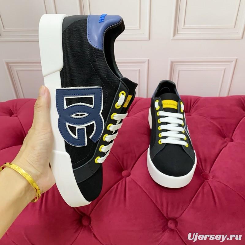 Dolce & Gabbana 2025 SS New Collection Luxury Embroidered Logo Sneakers - AS00300