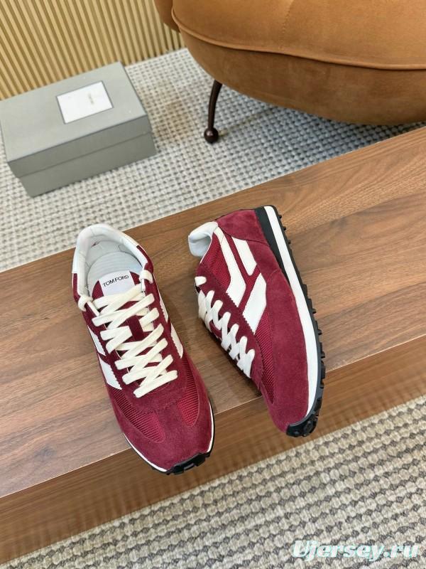 TOM FORD 2025 SS Fashion Casual Shoes with Classic Color Blocking and Cushioned Insole - AS00350