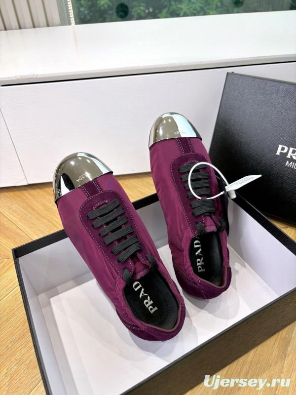 Prada 2025 SS Metal Toe Thin Sole Training Shoes Casual Shoes - LY00280