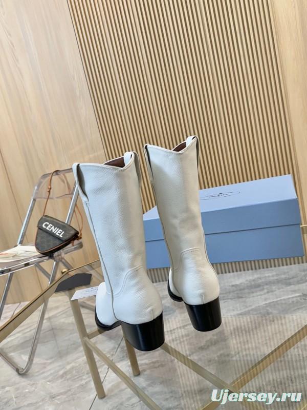 Prada Classic Pointed Toe Boots - LY00370/LY00440