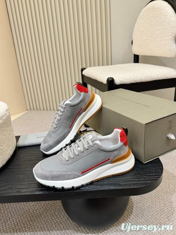 Brunello Cucinelli Casual Sneakers with Seasonal Colors and Retro Design - KFY00320