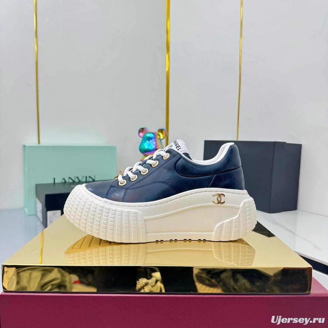 Chanel 2025 SS Loafers Panda Shoes Original Calfskin - LY00330