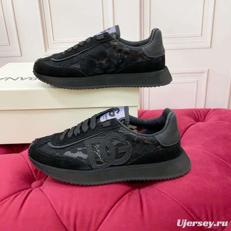 Dolce & Gabbana 2025/SS New Collection Luxury Embroidered Logo Sneakers - AS00300