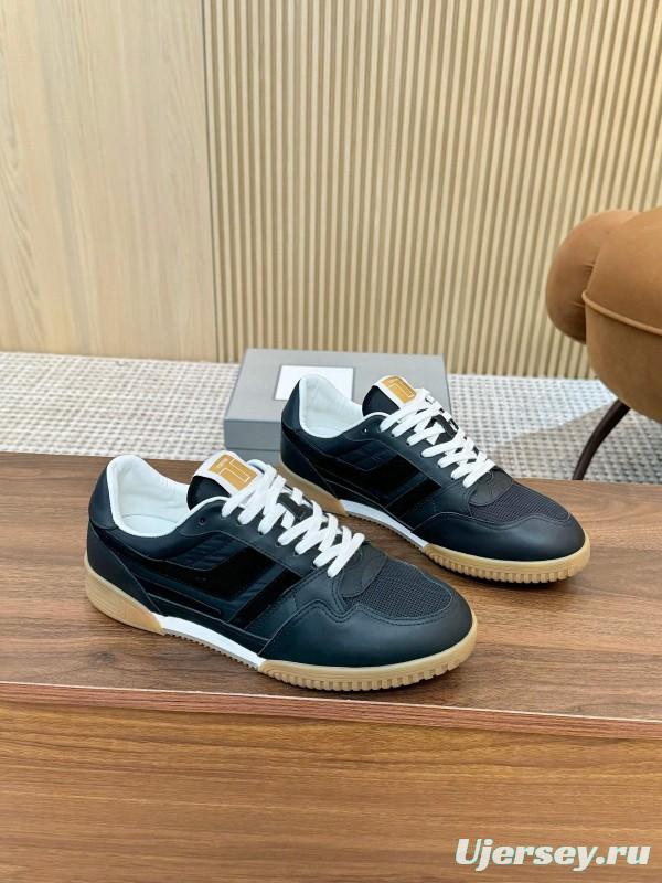 TOM FORD 2025 SS Casual Shoes with Classic Color Blocking and Imported Leather Insole - AS00350