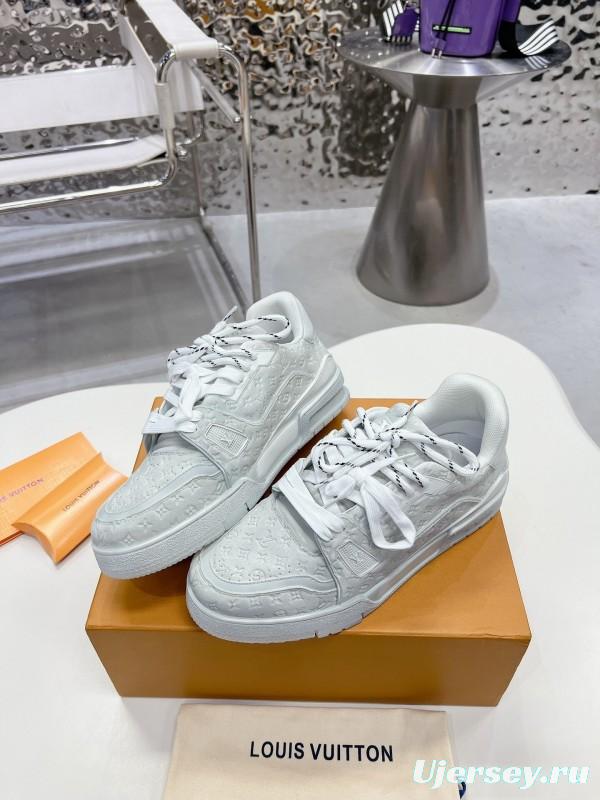 LV LV Trainer Basketball Series Washed Canvas Sneakers - LY00430