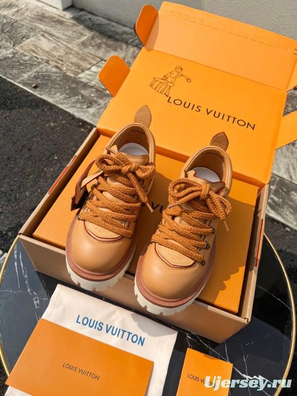Louis Vuitton REMIX Lace-Up Derby Hiking Shoes - LY00340