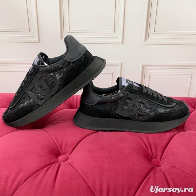 Dolce & Gabbana 2025/SS New Collection Luxury Embroidered Logo Sneakers - AS00300