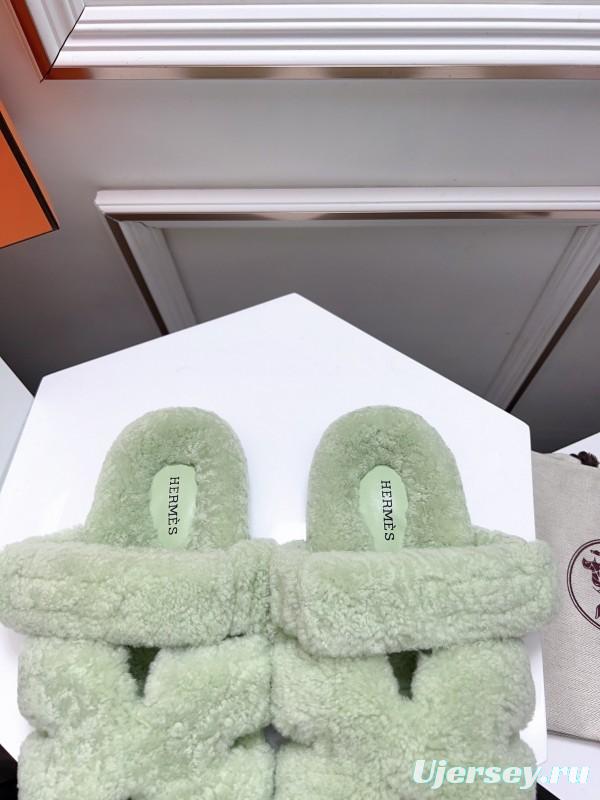 H ERLING Mao Slippers 2025 SS Collection Genuine Fur Comfort - LY00270