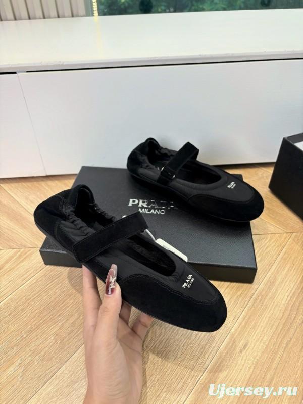 Prada Metal Toe Thin Sole Training Shoes Casual Shoes - LY00260