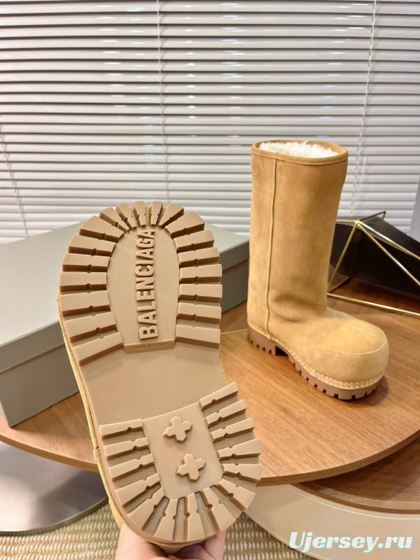 Balenciaga 2025 SS New Big Head High Heel Snow Boots - 2025SSBHB