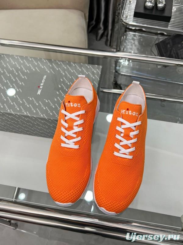 Kiton Four Seasons Classic Casual Knit Shoes - KFY00300