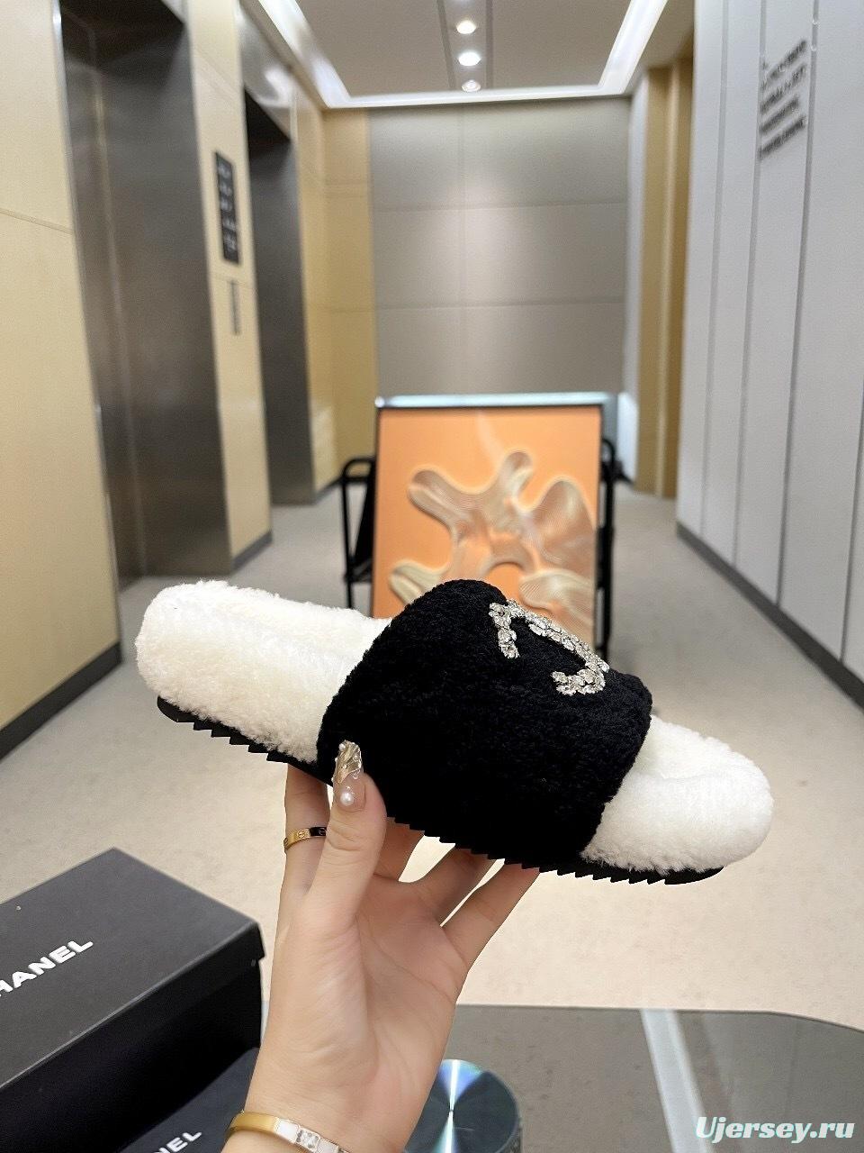 Chanel 2025 SS New Wool Slippers Soft Fine Wool - LY00280