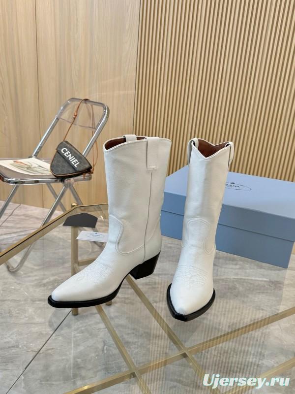 Prada Classic Pointed Toe Boots - LY00370/LY00440