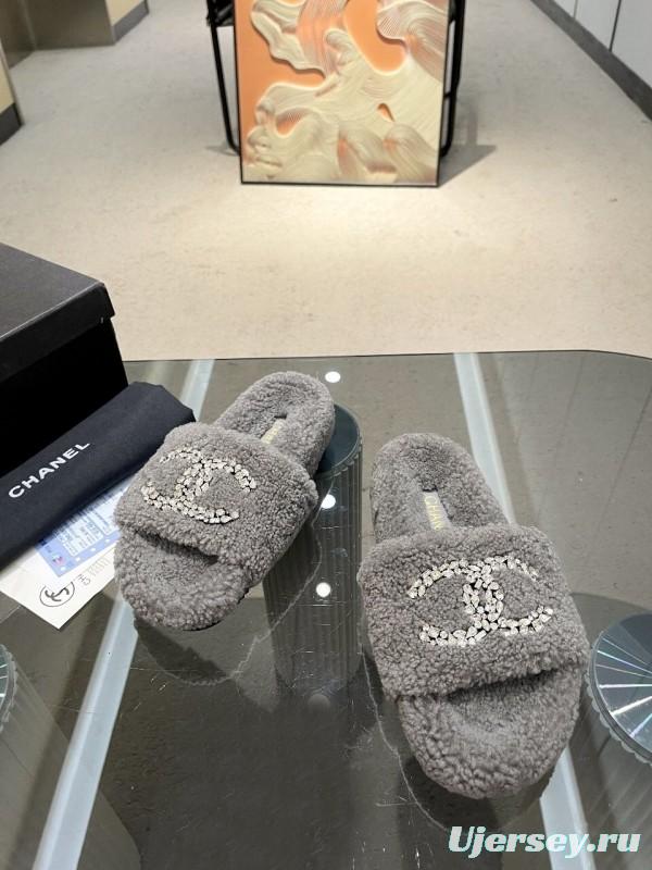 Chanel 2025 SS New Wool Slippers Soft Fine Wool - LY00280