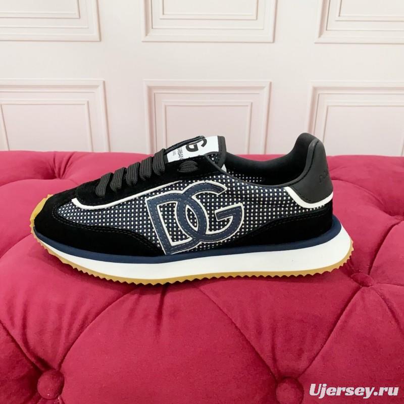 Dolce & Gabbana 2025 Spring Summer Collection Luxury Embroidered Logo Sneakers - AS00300