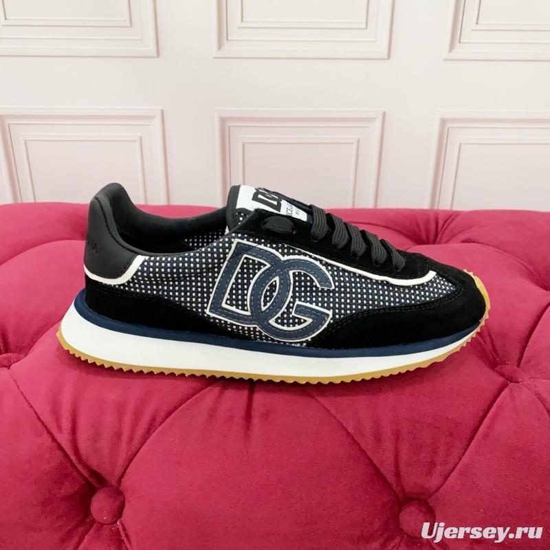 Dolce & Gabbana 2025 Spring Summer Collection Luxury Embroidered Logo Sneakers - AS00300