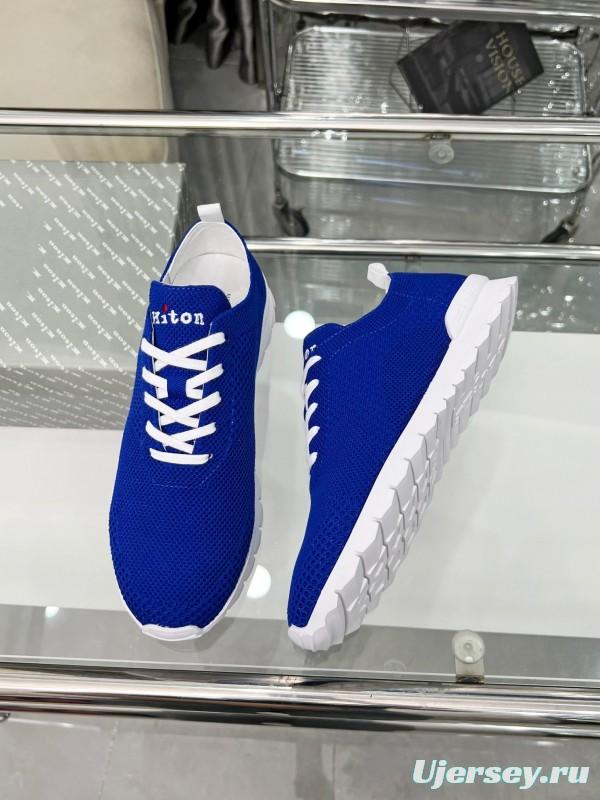 Kiton Four Seasons Classic Casual Knit Shoes - KFY00300