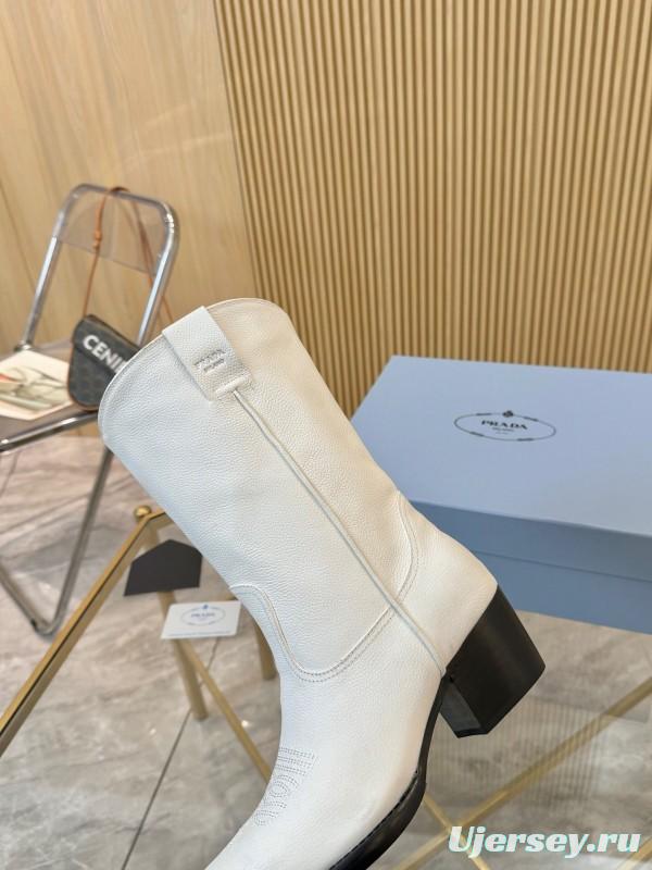 Prada Classic Pointed Toe Boots - LY00370/LY00440