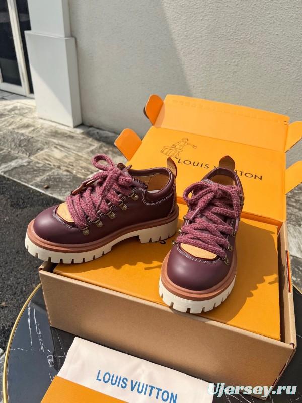 Louis Vuitton Remix Lace-Up Derby Hiking Shoes - LY00340
