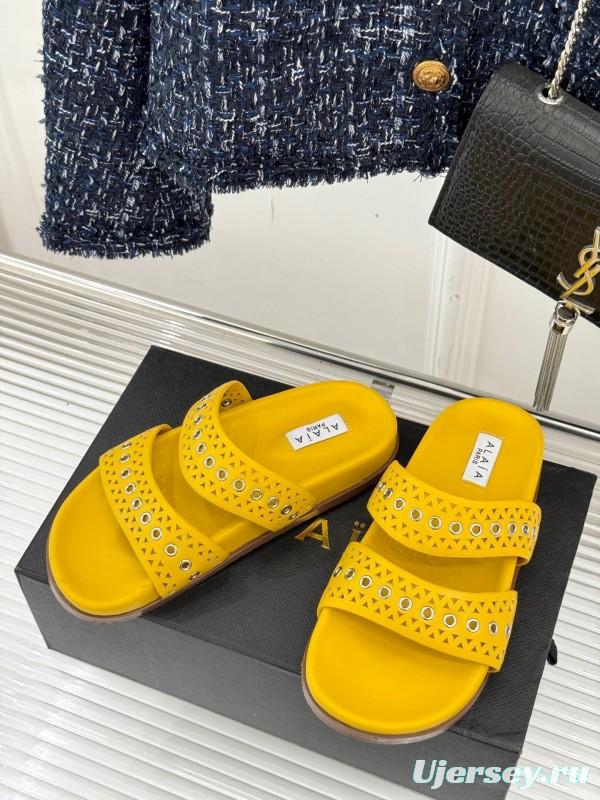 Alaia 2025SS Hollow-Out Casual Sandals - KFY00260