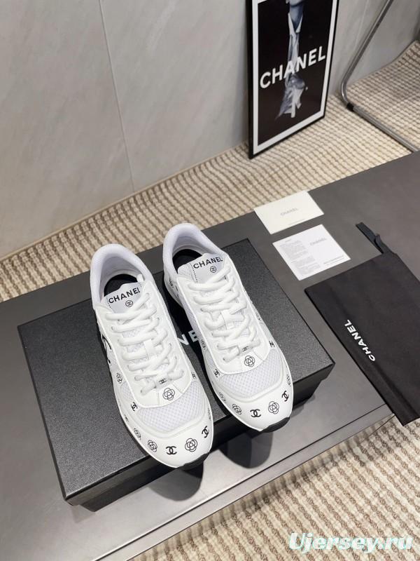 Chanel Silver Horn King II Casual Series Sports Shoes - KFY00330