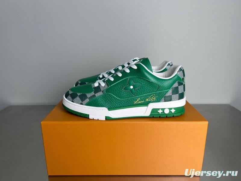 Louis Vuitton Signature Logo Casual Shoes with Imported Calfskin - YC