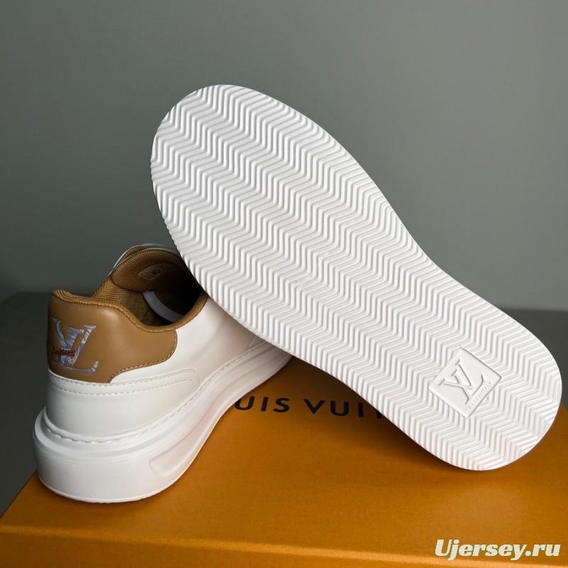 Louis Vuitton Beverly Hills Low-Top Fashion Sneakers Unisex Couple Style - YC