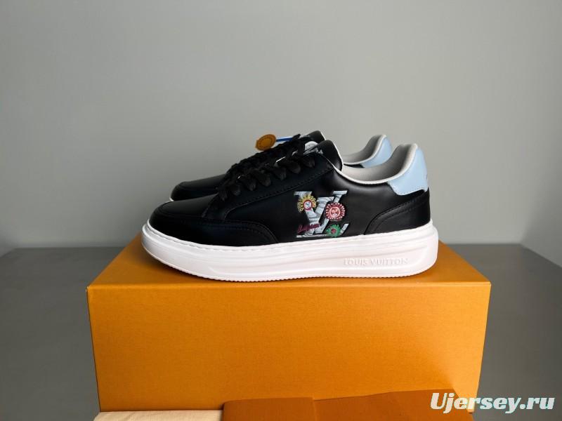 Lv Beverly Hills Low-Top Fashion Sneakers Unisex Couple Shoes - YC