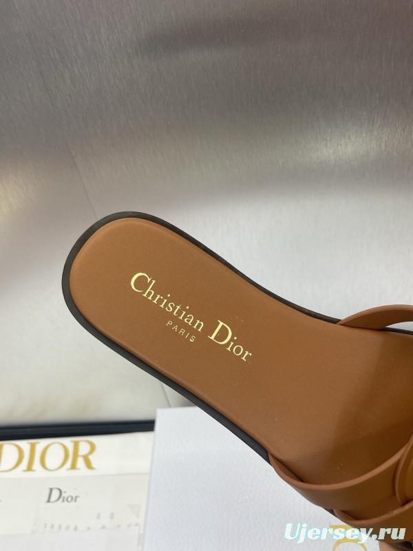 Dior D-Club Jelly Color Hollow Layered Cross Strap Women Sandals - KFY00280