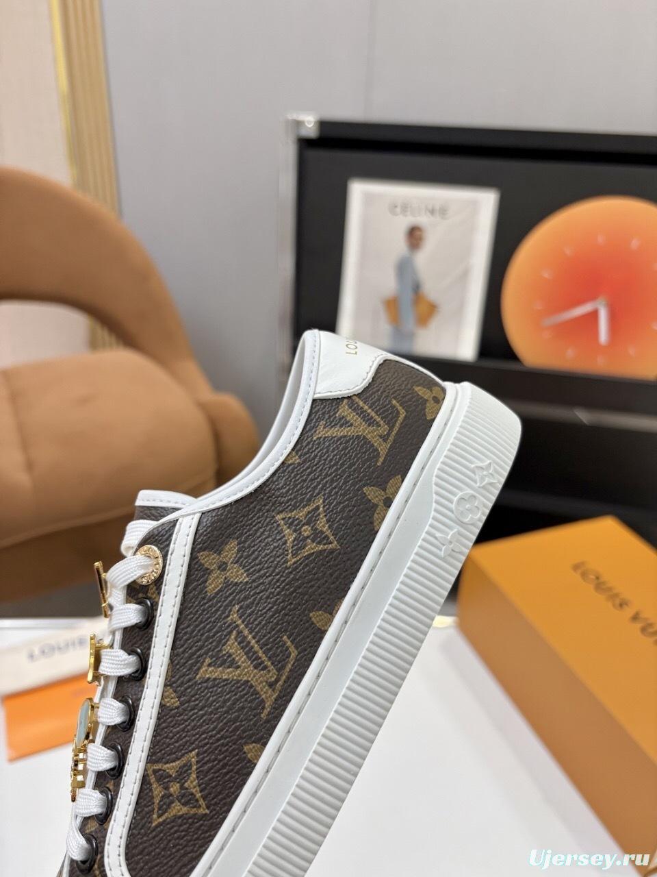 Louis Vuitton Lagoon Series Denim Sneakers with Buckle - AS00300