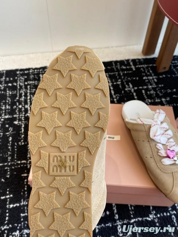 MiuMiu 2025 SS Slip-On Trainer Casual Shoe - KFY00295