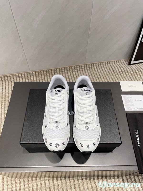 Chanel Silver Horn King II Casual Series Sports Shoes - KFY00330