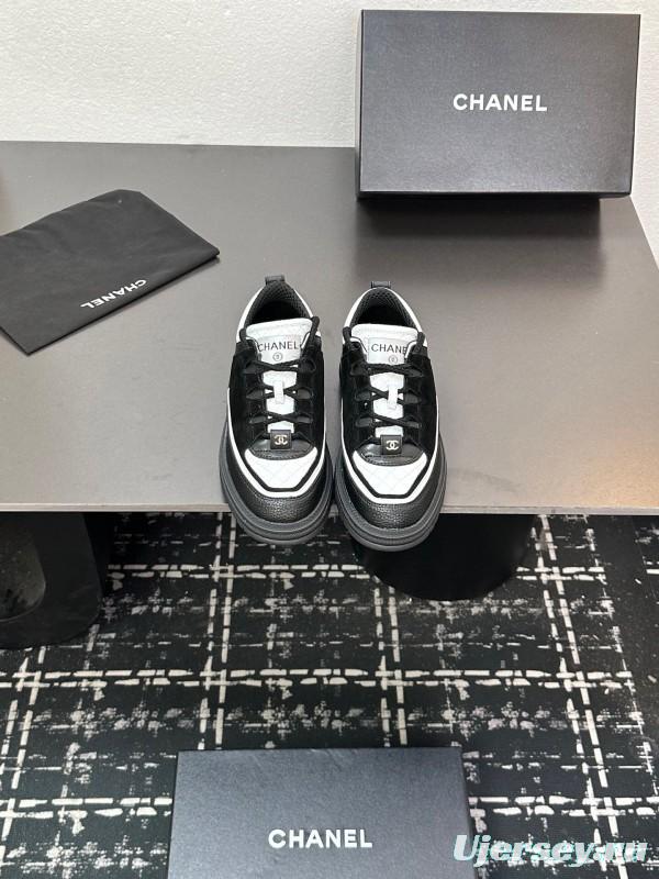 Chanel Spring/Summer 2025 Runway Thick Sole Sneakers - LY00320